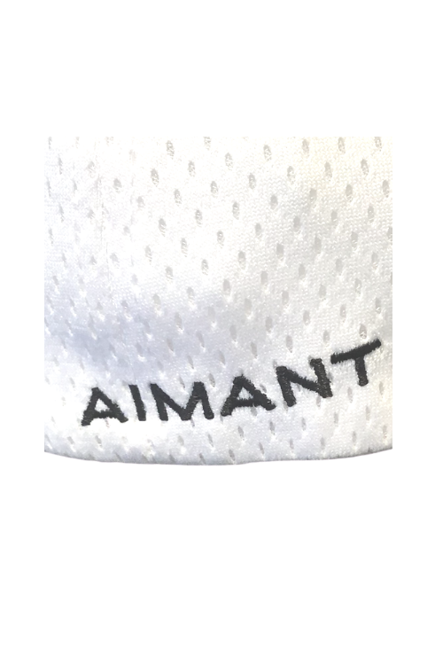 「AIMANT」ロゴ刺繍ハニカムエアーキャップ(UNISEX)