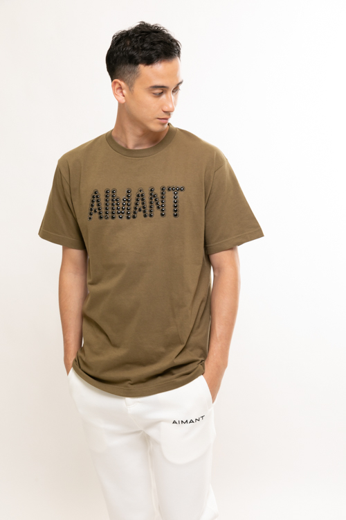 「AIMANT」ロゴTシャツ (UNISEX）